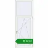 Ціноутворення Вікна 800x2100 мм Altest Pony 375 RAL 9017 Traffic black ззовні. Ціна: ₴17,163.35
