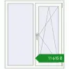 Ціноутворення Вікна 1050x1200 мм REHAU SYNEGO MD Білий (RAL 9016) з двох сторін. Ціна: ₴11,615.31