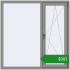 Ціноутворення Вікна 1500x1500 мм Altest Pony 375 RAL 9007 Grey aluminium з двох сторін. Ціна: $382.75