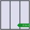 Ціноутворення Вікна 2000x2000 мм REHAU Euro 70 ANTHRACITE_GREY_STRUKTURAL з двох сторін. Ціна: ₴22,260.54