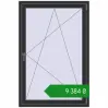Ціноутворення Вікна 1000x1500 мм REHAU Euro 60 ANTHRACITE_GREY_GLATT з двох сторін. Ціна: ₴9,384.12