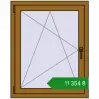Ціноутворення Вікна 800x1000 мм REHAU SYNEGO MD LIGHT_OAK з двох сторін. Ціна: ₴11,354.02