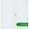 Ціноутворення Вікна 1340x1400 мм REHAU Brillant-Design Білий (RAL 9016) з двох сторін. Ціна: ₴10,575.76