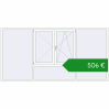 Ціноутворення Вікна 3000x1500 мм REHAU Euro 70. Ціна: €505.84