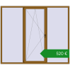 Ціноутворення Вікна 2500x2100 мм REHAU Euro 60. Ціна: €520.25