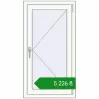 Ціноутворення Вікна 600x1115 мм REHAU Euro 70 Білий (RAL 9016) з двох сторін. Ціна: ₴5,226.49