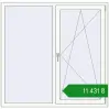Ціноутворення Вікна 1460x1430 мм REHAU Euro 70 Білий (RAL 9016) з двох сторін. Ціна: ₴11,430.98