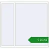 Ціноутворення Вікна 1700x1600 мм REHAU Euro 70 Білий (RAL 9016) з двох сторін. Ціна: ₴9,702.49