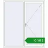 Ціноутворення Tilt-and-Turn 1500x1700 mm REHAU Euro 70 RAL 9016 Traffic white two-sided. Ціна: ₴10,180.77