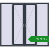 Ціноутворення Вікна 2000x1800 мм REHAU Euro 60. Ціна: ₴22,982.78