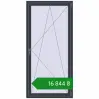 Ціноутворення Вікна 960x2000 мм REHAU Euro 70 ANTHRACITE_GREY_STRUKTURAL з двох сторін. Ціна: ₴16,843.86
