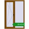 Ціноутворення Вікна 1120x1600 мм REHAU SYNEGO MD GOLDEN OAK з двох сторін. Ціна: ₴18,609.73