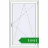Ціноутворення Вікна 1000x1600 мм REHAU Euro 70 Білий (RAL 9016) з двох сторін. Ціна: ₴8,848.00