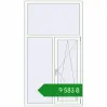 Ціноутворення Вікна 1100x2000 мм REHAU Euro 60 Білий (RAL 9016) з двох сторін. Ціна: ₴9,582.55