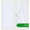 Ціноутворення Вікна 1350x1450 мм REHAU Euro 60 Білий (RAL 9016) з двох сторін. Ціна: $171.30