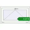 Ціноутворення Вікна 950x540 мм REHAU Euro 70 Білий (RAL 9016) з двох сторін. Ціна: ₴4,636.58