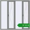 Ціноутворення Вікна 2000x2000 мм Altest Pony 375 RAL 9007 Grey aluminium з двох сторін. Ціна: ₴37,100.54
