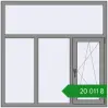 Ціноутворення Вікна 1500x1500 мм Altest Pony 375 RAL 9007 Grey aluminium з двох сторін. Ціна: ₴20,011.32