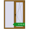 Ціноутворення Вікна 1080x1460 мм REHAU Euro 60 LIGHT_OAK з двох сторін. Ціна: ₴10,950.68