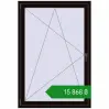 Ціноутворення Вікна 1090x1600 мм REHAU Euro 70 BLACK_BROWN з двох сторін. Ціна: ₴15,867.56