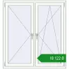 Ціноутворення Вікна 1300x1400 мм REHAU SYNEGO MD LIGHT_OAK ззовні. Ціна: ₴18,121.74