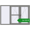 Ціноутворення Вікна 1800x1200 мм Altest Pony 375 RAL 9007 Grey aluminium з двох сторін. Ціна: ₴26,533.42