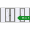Ціноутворення Вікна 3000x1500 мм Altest Pony 375 RAL 9007 Grey aluminium з двох сторін. Ціна: ₴44,688.13