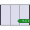 Ціноутворення Вікна 2400x1700 мм REHAU Euro 60 ANTHRACITE_GREY_STRUKTURAL з двох сторін. Ціна: ₴13,485.00