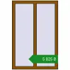 Ціноутворення Вікна 800x1200 мм REHAU Euro 60 GOLDEN OAK з двох сторін. Ціна: ₴5,824.51