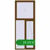 Ціноутворення Вікна 1150x2800 мм REHAU Euro 60 WALNUT з двох сторін. Ціна: ₴20,371.70