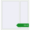 Ціноутворення Вікна 1480x1580 мм REHAU Euro 70. Ціна: €152.74