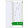Ціноутворення Вікна 1000x1500 мм REHAU Euro 70 Білий (RAL 9016) з двох сторін. Ціна: ₴9,133.25