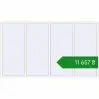 Ціноутворення Вікна 2920x1650 мм REHAU Euro 60 Білий (RAL 9016) з двох сторін. Ціна: ₴11,656.97