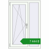 Ціноутворення Вікна 800x1200 мм REHAU Euro 70 Білий (RAL 9016) з двох сторін. Ціна: ₴7,443.82