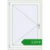 Ціноутворення Вікна 830x1200 мм REHAU Euro 60 Білий (RAL 9016) з двох сторін. Ціна: ₴5,221.09