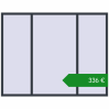 Ціноутворення Вікна 2300x1800 мм REHAU Euro 60. Ціна: €335.97