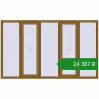Ціноутворення Вікна 2500x1500 мм REHAU Euro 70 LIGHT_OAK з двох сторін. Ціна: ₴24,386.77