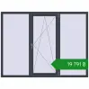 Ціноутворення Вікна 2000x1500 мм REHAU Euro 70 ANTHRACITE_GREY_STRUKTURAL з двох сторін. Ціна: ₴19,791.14
