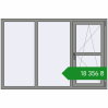 Ціноутворення Вікна 1800x1200 мм Altest Pony 375 RAL 9007 Grey aluminium з двох сторін. Ціна: ₴18,356.26