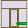 Ціноутворення Вікна 1750x1800 мм REHAU Euro 70 LIGHT_OAK з двох сторін. Ціна: ₴23,622.34