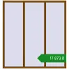 Ціноутворення Вікна 1900x2030 мм REHAU Euro 60 GOLDEN OAK з двох сторін. Ціна: ₴17,872.56