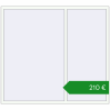 Ціноутворення Вікна 2000x1800 мм REHAU Euro 60. Ціна: €209.99
