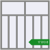 Ціноутворення Вікна 1800x1800 мм Altest Pony 375 RAL 9007 Grey aluminium з двох сторін. Ціна: ₴17,812.95