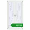 Ціноутворення Вікна 1120x2050 мм REHAU Euro 70 Білий (RAL 9016) з двох сторін. Ціна: ₴19,811.39