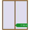 Ціноутворення Вікна 1900x2200 мм REHAU Euro 60 GOLDEN OAK з двох сторін. Ціна: ₴17,179.70