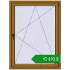 Ціноутворення Вікна 1000x1350 мм REHAU Euro 70 LIGHT_OAK з двох сторін. Ціна: ₴10,892.53