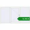 Ціноутворення Вікна 2600x1450 мм REHAU Euro 70 Білий (RAL 9016) з двох сторін. Ціна: ₴16,355.89