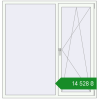 Ціноутворення Вікна 1550x1600 мм REHAU Euro 70 Білий (RAL 9016) з двох сторін. Ціна: ₴14,527.65