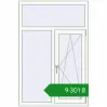 Ціноутворення Вікна 1000x1500 мм REHAU Euro 70 Білий (RAL 9016) з двох сторін. Ціна: ₴9,301.48