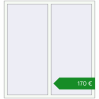 Ціноутворення Вікна 1450x1550 мм REHAU Euro 70 Білий (RAL 9016) з двох сторін. Ціна: €170.30